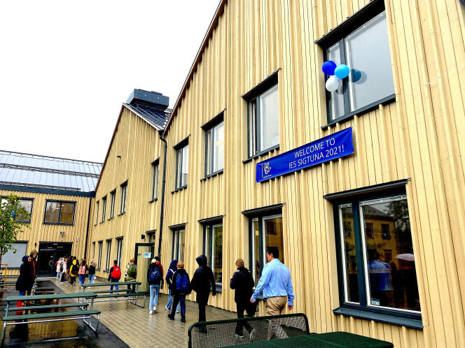 The Swedish private schools Internationella Engelska Skolan (here in Sigtuna, in August 2021) are controlled by a German venture capital company.

