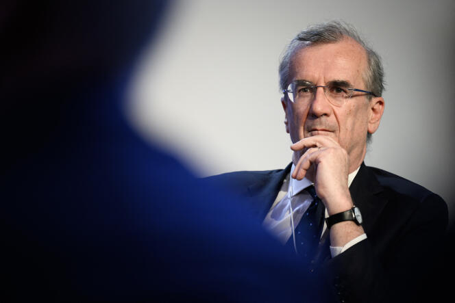 Banque de France Governor Francois Villeroy de Galhau at the World Economic Forum in Davos on May 23, 2022.