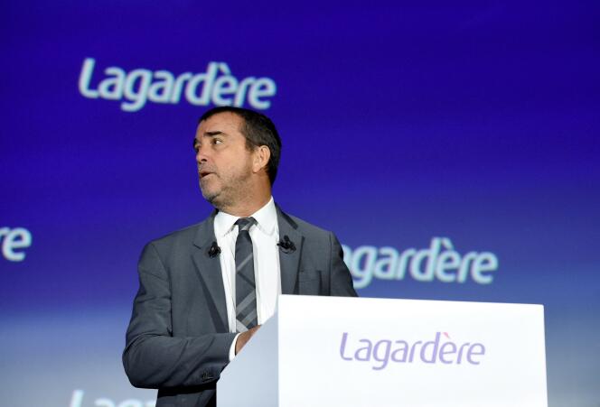 Arnaud Lagardère, en París, el 10 de mayo de 2019. 