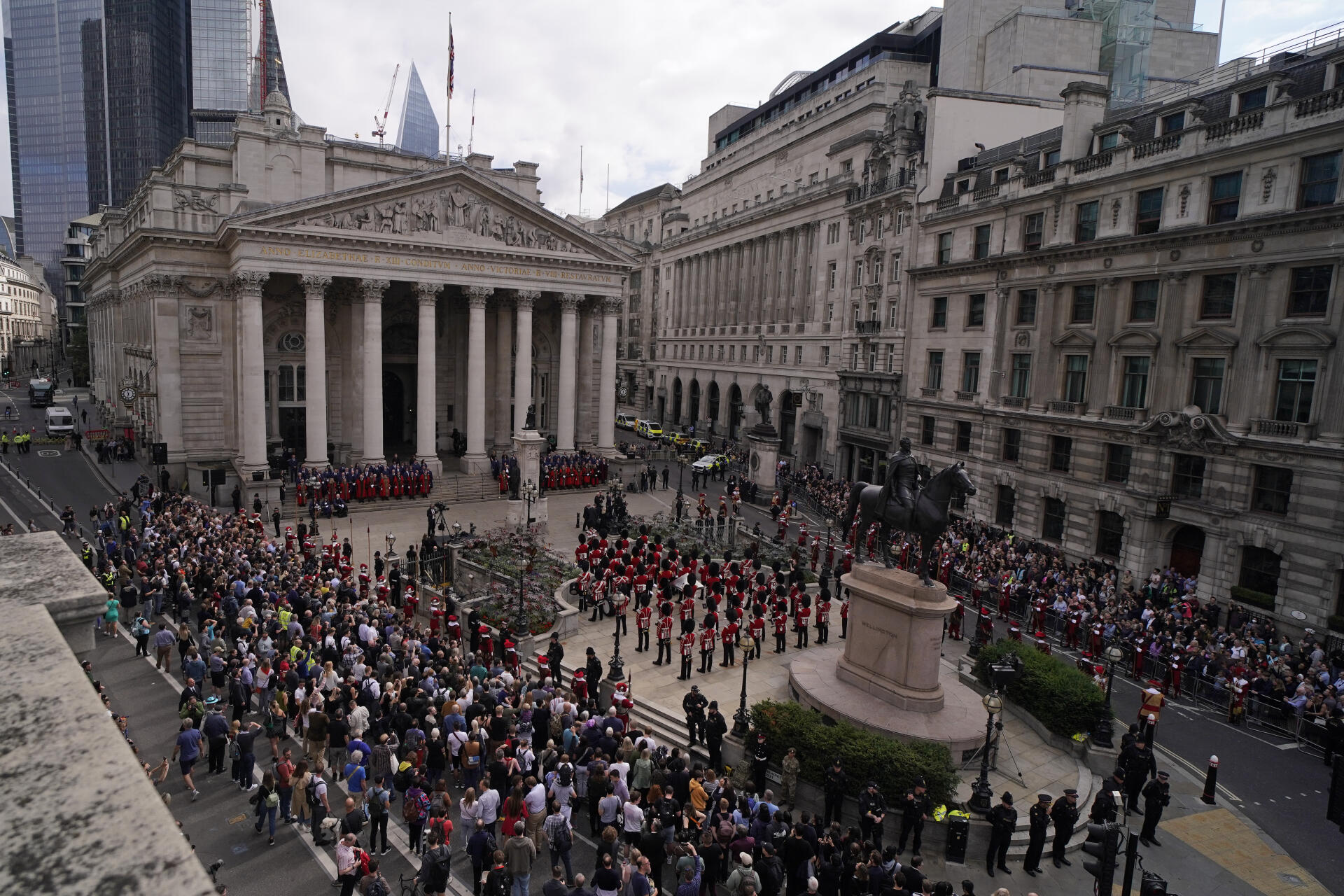 The proclamation ceremony in front of the Royal Exchange in the City of London on September 10, 2022.