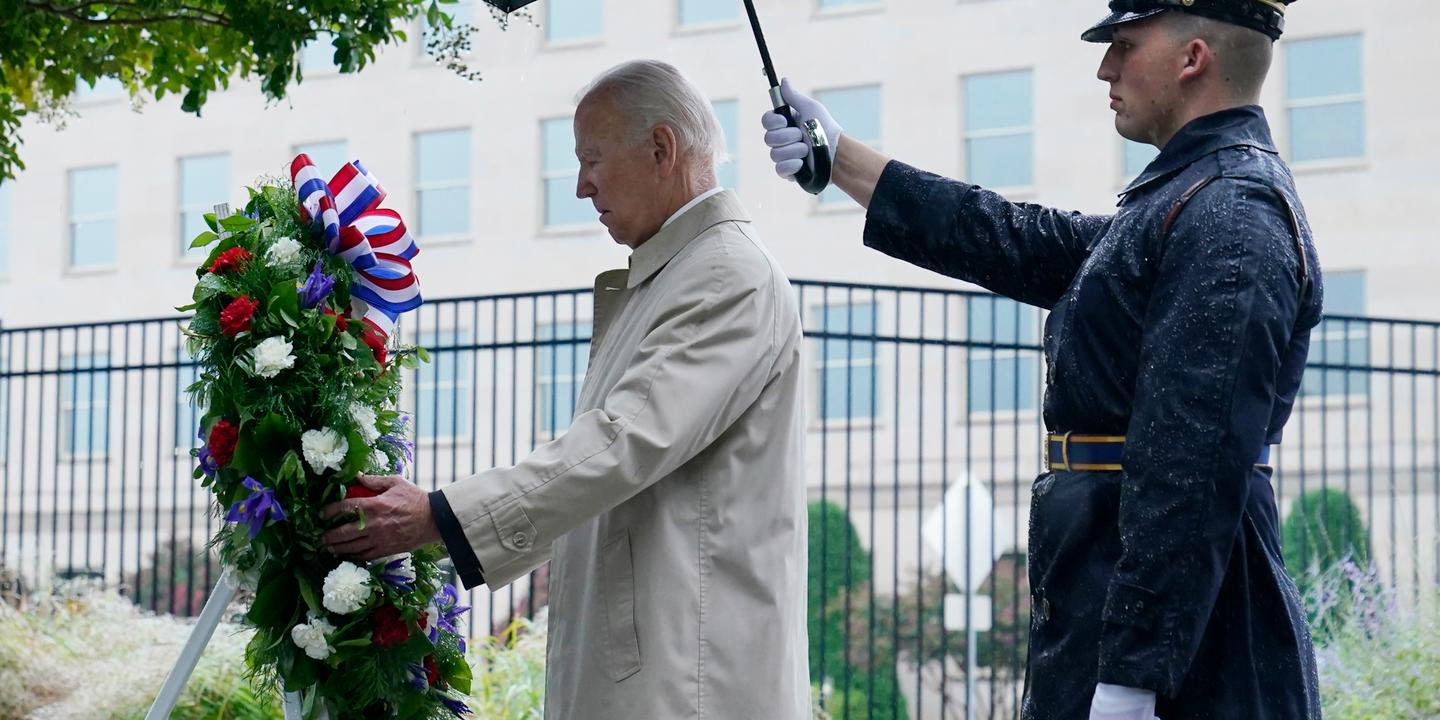 Biden takes part in 9/11 memorial ceremony