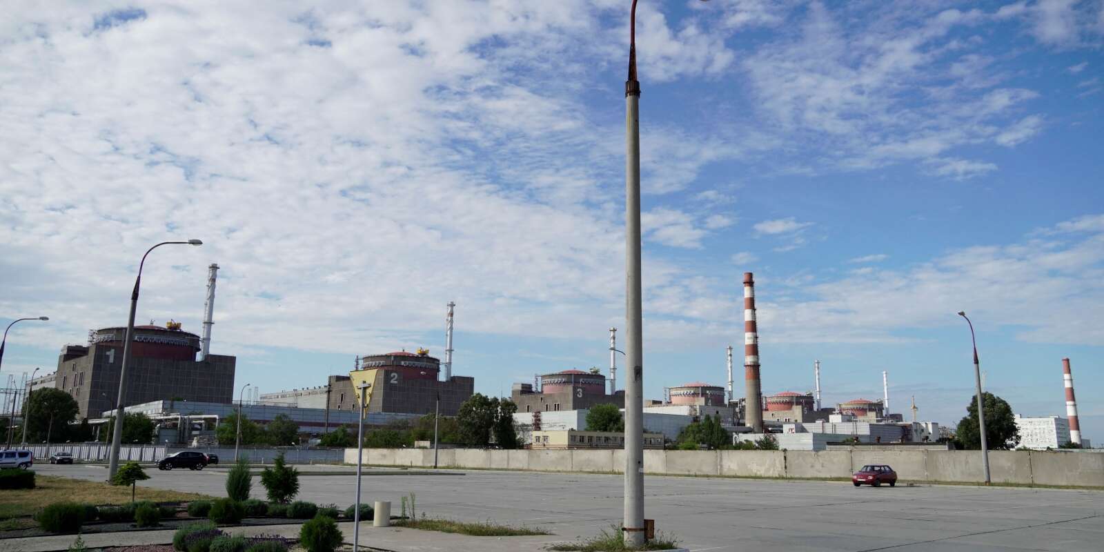 La centrale nucléaire de Zaporijia, le 11 septembre.