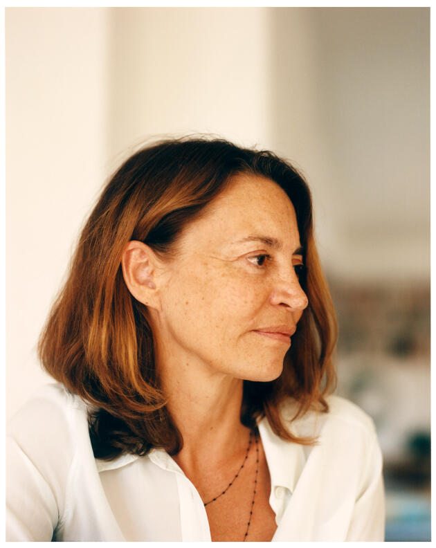 Hélène Devynck at her home in Paris on September 1, 2022.