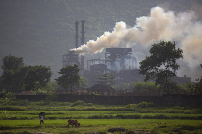 A coal-steel plant in Heal village in the eastern state of Jharkhand, India, September 26, 2021. 