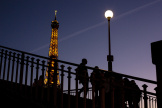 La tour Eiffel, à Paris, le 9 février 2022.