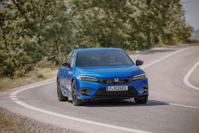 The Honda Civic e:HEV.