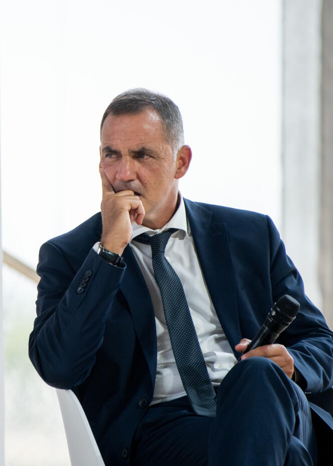 Gilles Simeoni, president of the executive of Corsica, in Paris, August 30, 2022.