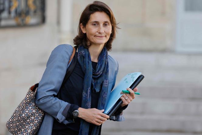 La ministre des sports, Amélie Oudéa-Castéra, après un conseil des ministres à l’Elysée, à Paris, le 14 septembre 2022. 