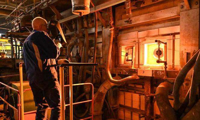 At Arc France, near Saint-Omer (Pas-de-Calais), September 13, 2022. The world leader in tableware, which is facing a surge in its gas bill, has decided to lower its production and to resort to partial unemployment.