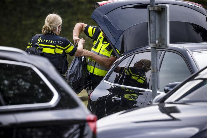 Dutch police raid the home of Frits van Eerd, CEO of Jumbo, in Heeswijk-Dinther on September 13, 2022.