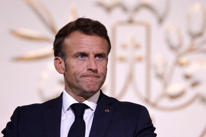 Emmanuel Macron en el Elíseo, 15 de septiembre de 2022.