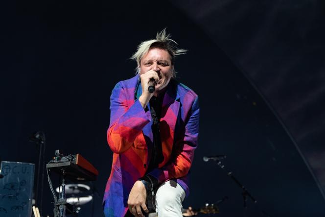 Win Butler, cantante del grupo canadiense Arcade Fire, el 15 de septiembre de 2022, en el Accor Arena de París.