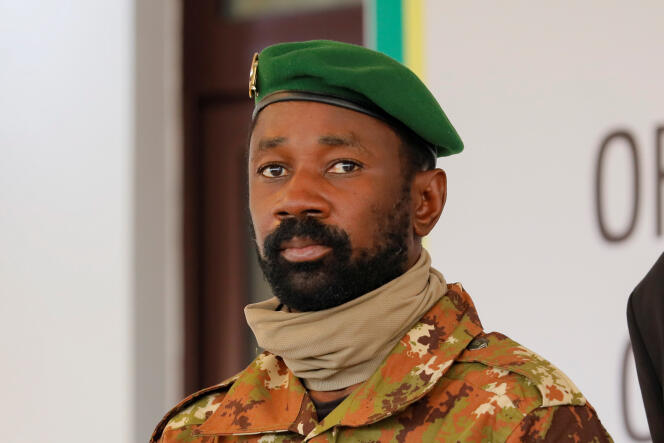 Le colonel Assimi Goïta, chef de la junte malienne, à Accra, en septembre 2020.