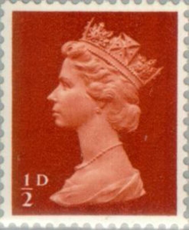 Profil de la reine Elizabeth II, de type « Machin ».
