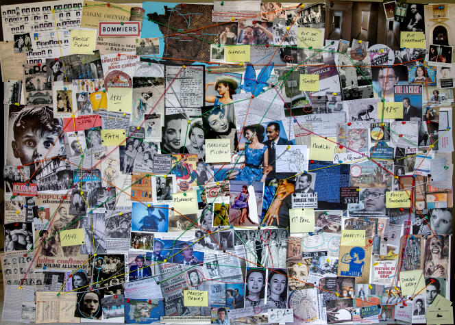 Investigation wall on Marcelle Pichon, Lecoeurnecedepas.fr.