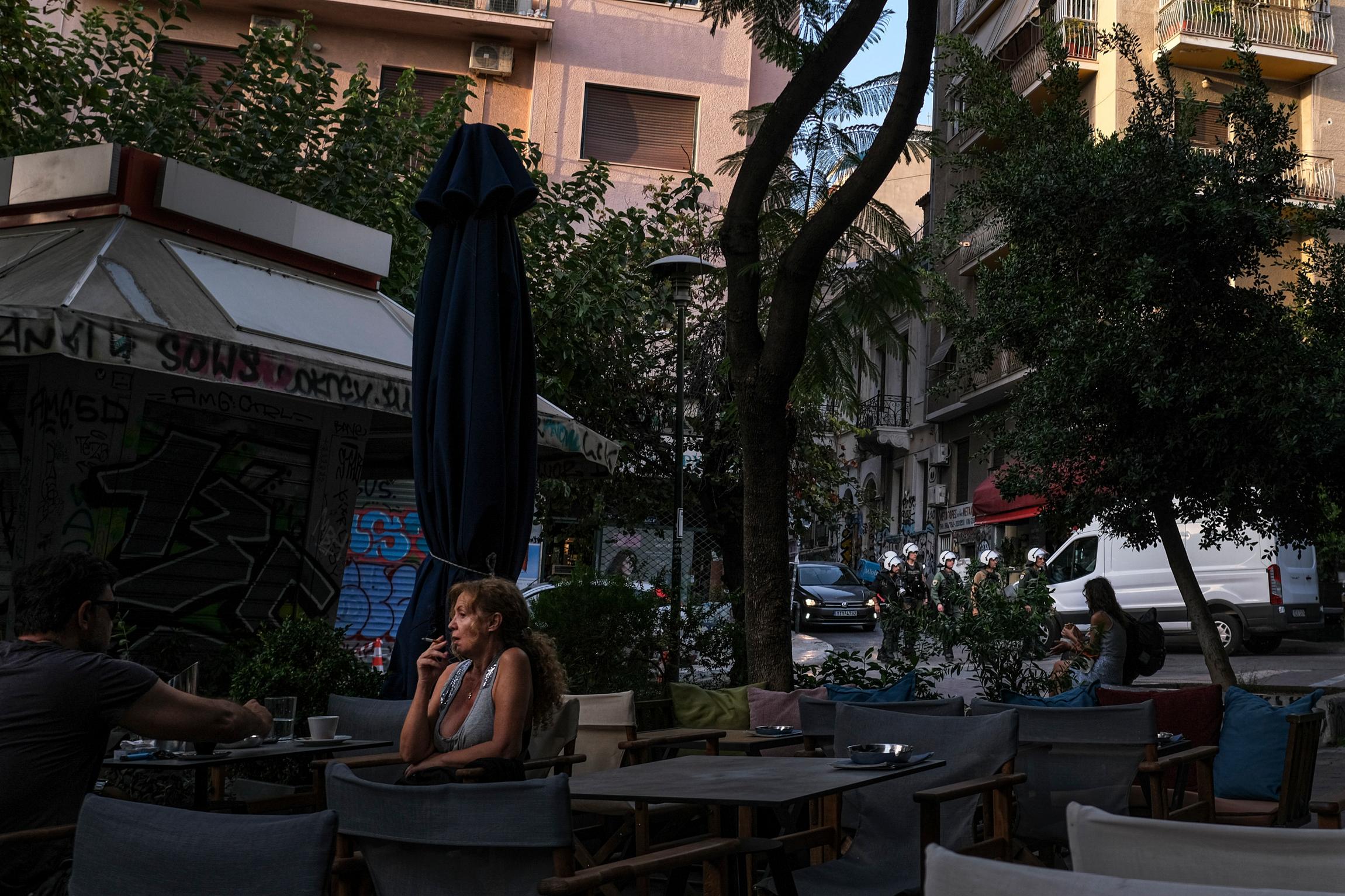 In Exarcheia, Athens' historic neighborhood, a metro sparks protest