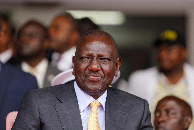 Le nouveau président du Kenya, William Ruto, à Nairobi, le 13 septembre 2022. 
