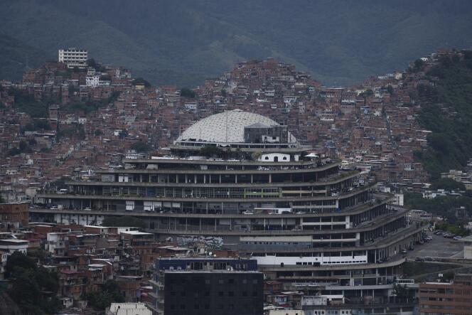 Vue d’El Helicoide, le centre de détention du service bolivarien d’intelligence nationale (Sebin), à Caracas, le 12 septembre 2022.