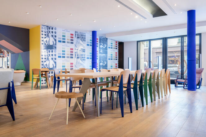 The Café Prouvé, installed until the end of October in the Conrad Shop design boutique in Paris.