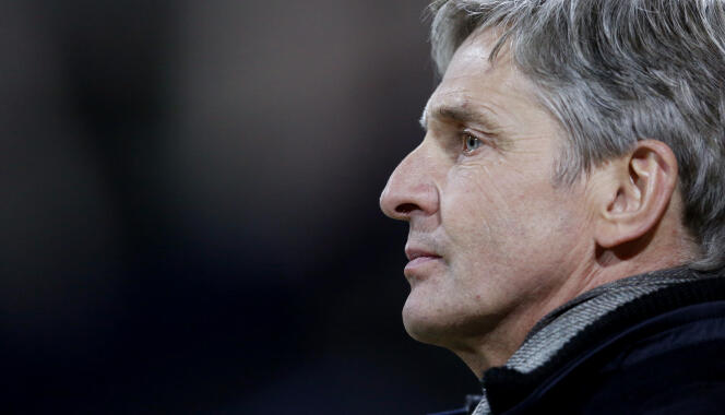 Belgian coach José Riga (here in 2016) was fired by JS Kabylie barely three months after settling there.