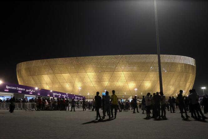 Le stade Lusail, qui accueillera la finale de la Coupe du monde de football, au Qatar le 9 septembre 2022.