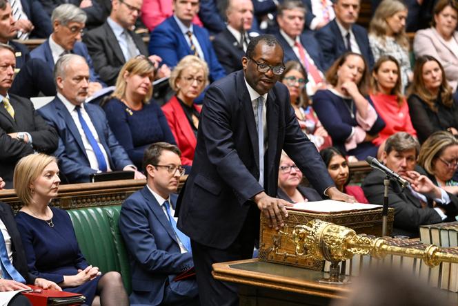 Britain's Chancellor of the Exchequer, Kwasi Kwarteng, in the House of Commons, London, September 23, 2022.