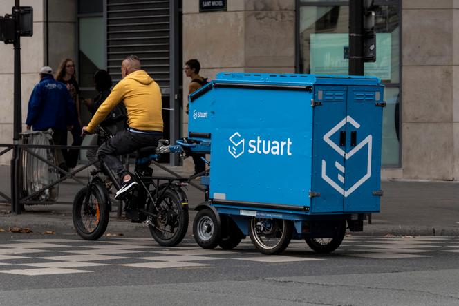 Livraison Stuart, à Paris, le 16 septembre 2022. 