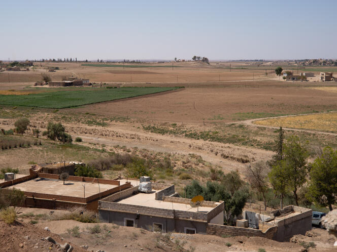 Le village de Tall Tamr, dans le nord-ouest de la Syrie, le 9 septembre 2022.
