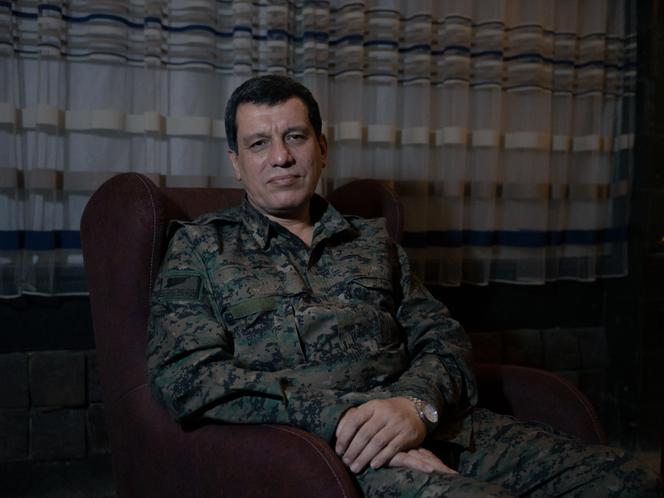 Le commandant Mazloum Abdi, chef des Forces démocratiques syriennes, à Hassaké (Syrie), le 9 septembre 2022.