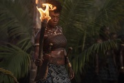 Naniscan, générale des amazones du Dahomey, interprétée par l’actrice oscarisée Viola Davis.
