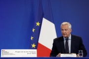 Le ministre de l’économie, Bruno Le Maire, lors de la présentation du budget 2023, à Bercy, le 26 septembre 2022.