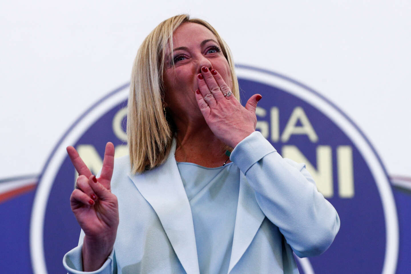 Far-right candidate Giorgia Meloni is seeking the leadership of her party’s next government.