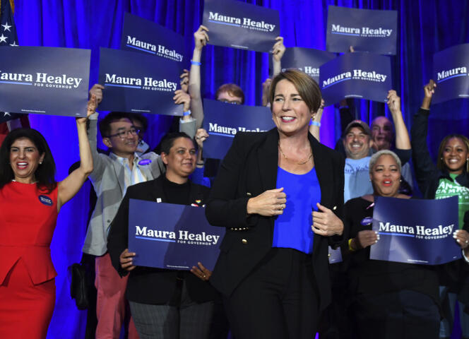 Massachusetts Democratic gubernatorial candidate Maura Healey on September 6, 2022, in Boston.