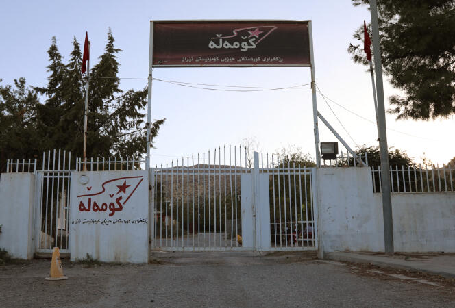 The headquarters of the Kurdish nationalist organization Komala, near the city of Sulaymaniyah, Iraq, September 26, 2022.
