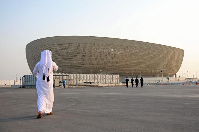 Lusail Stadium (here August 11, 2022) will host the FIFA World Cup final, in Qatar, on December 18, 2022.