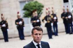 Emmanuel Macron, à l’Elysée, le 1er septembre 2022.