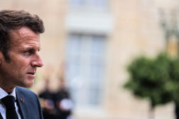 Emmanuel Macron, à l’Elysée, le 1er septembre 2022.
