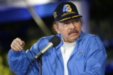 Le président du Nicaragua, Daniel Ortega, à Managua, le 28 septembre 2022.