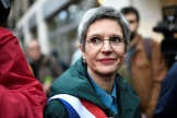 Sandrine Rousseau le 29 septembre 2022 dans la manifestation parisienne pour le pouvoir d’achat.
