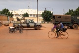 Des soldats burkinabés déployés à Ouagadougou, au Burkina Faso, le 30 septembre 2022. 