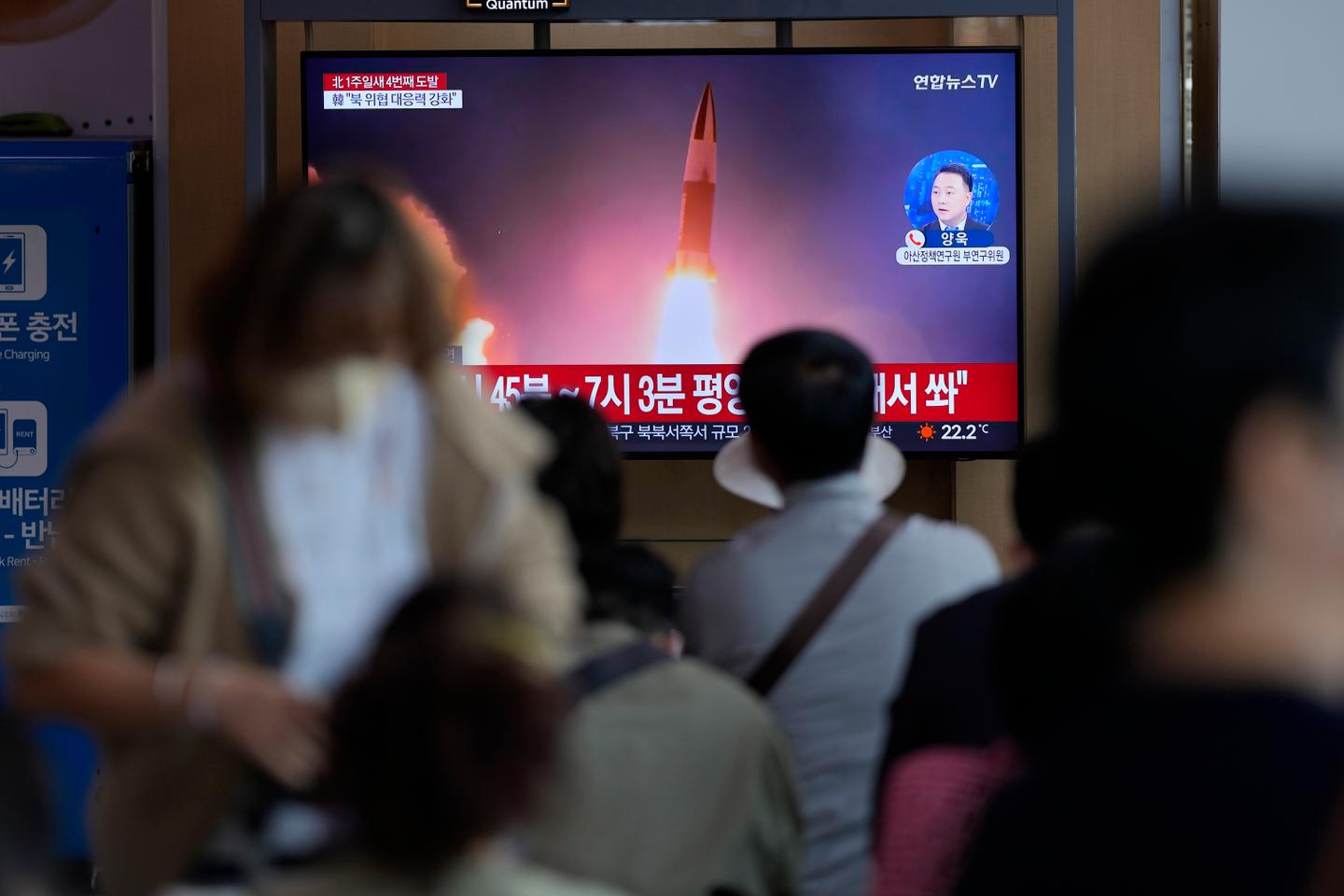 Pyongyang fires ballistic missiles towards the sea for the fourth-time ...