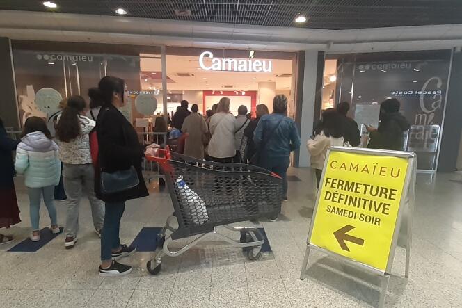 At the Camaïeu store in Orly (Val-de-Marne), October 1, 2022.