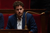 Julien Bayou sur les bancs de l’Assemblée nationale, le 4 octobre 2022.