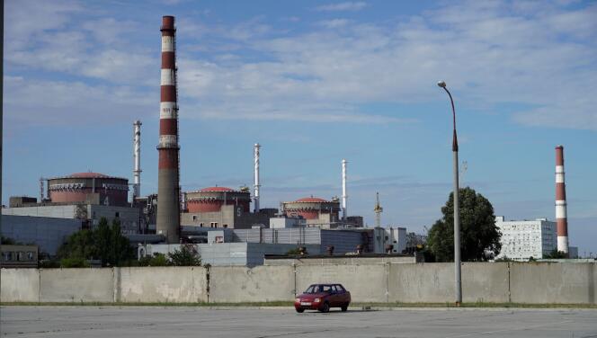 La centrale nucléaire de Zaporijia, à Enerhodar, en Ukraine, le 11 septembre 2022.