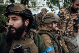 Les soldats du bataillon Dnipro-1, Oblast de Donetsk, le 04 octobre 2022.
