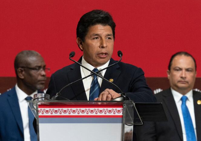 Pedro Castillo, el presidente peruano en Lima, 5 de octubre de 2022.