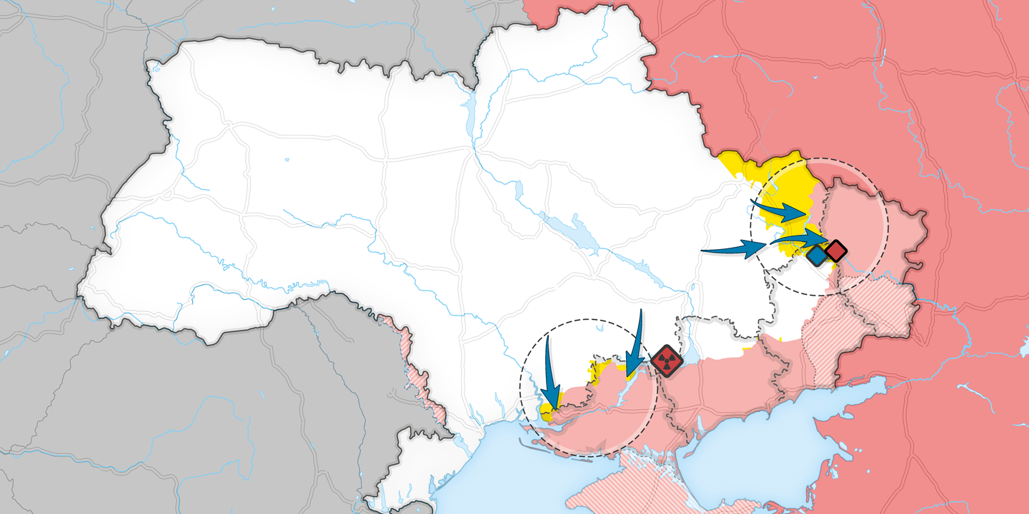 Les cartes de la guerre en Ukraine, depuis l’invasion russe de février 2022