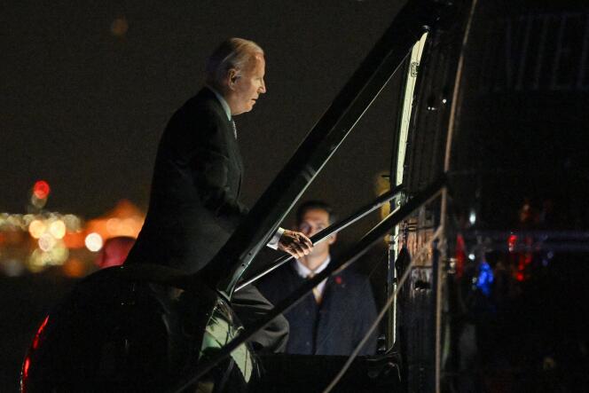 Le président américain Joe Biden à New York le 6 octobre 2022. 