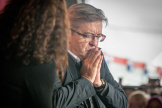 Jean-Luc Mélenchon, à Brétigny-sur-Orge, le 10 septembre 2022.