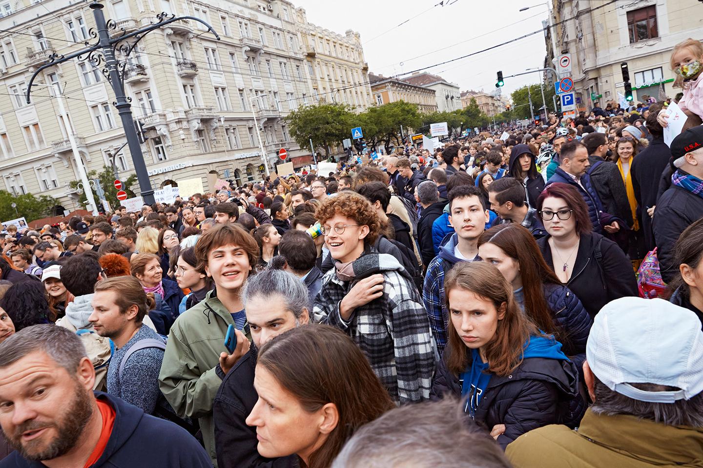 Budapest Franco Hungarian High School At Tip Of Mobilization Against 